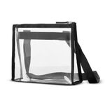 SJP clear cross body with pink luggage tags Black Photo 4