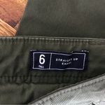 Gap Olive Green Straight Up Khaki Women's Pants Photo 4