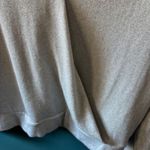 Banana Republic L Silver Sweater Metallic Glitter Long Sleeve V Neck Holiday NWT Photo 6