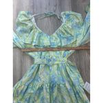 ASOS  Luxe Curve Marble V neck Belted Twill Smock Dress Size 18 NWT‎ Photo 5