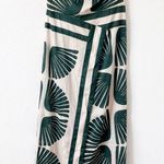 Benaar Tropical Printed Strapless Dress in Green Palm Size L Photo 0