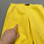 Lafayette 148 Dress Pants Women 2 30 Yellow Career Trousers Slit Hem Side Zipper Photo 7