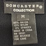 Doncaster Vintage  Collection Black and White Women's contemporaryTop Size Medium Photo 3