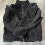 EXPRESS  cropped fleece faux‎ fur jacket Photo 2