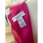 Vintage Pure & Simple Silk Hot Pink Orange Gingham Plaid Sheath Dress Size 6 Photo 3