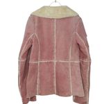 Black Rivet Y2k Vintage Pink Suede Genuine Leather Jacket Medium Cozycore Photo 6