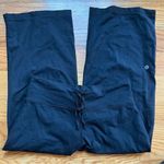 Lululemon black wide leg crop pants Photo 0