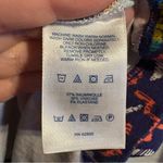 Lands' End Faux Wrap Dress Size Small Blue Soft Knit Sleeveless Stretch V-Neck Photo 5