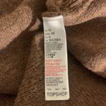 Topshop  Oversized Sweater Sz 6 Dusty Rose Pink Puff Sleeves  NWT Cozycore Photo 8