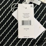 Derek Lam NWT  10 Crosby Waist Tie Peplum Tank Womens Size 6 Black White Textured Photo 8