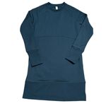 Athleta  Bounce Back Sweatshirt Dress – XXS – Teal Blue – NWT ($118 Retail) Photo 3