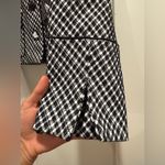 Spanx Ponte Lady Blazer Jacket Stretch Jacquard Black Plaid Size Medium Photo 3