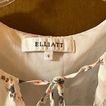 Elliatt White, black, & Pink Floral Ruffle Midi Dress Photo 3