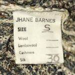 JHANE BARNES silk blend sweater knit custom soft dress RARE vintage NEW size S Brown Photo 3