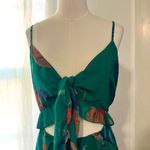 Luxxel Ruffle tie front romper Photo 1