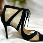 Nina New York  Cherie Illusion Sandals Black Mesh 7 Photo 10