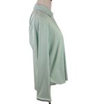 Peter Millar  Women's  Mint Teal Long Sleeve Polo Shirt Size Large Photo 5