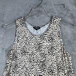 EXPRESS Dalmatian Dot Tank Dress Women M Black White Sleeveless Casual Easy Wear Photo 4