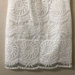 Amanda Uprichard White Cap Sleeve Lace Mesh Embroidered Mini Dress - Size P/S Photo 1