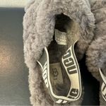 UGG Fluff Yeah Slide Grey Slip on Sandal Photo 7