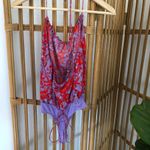 Free People  halter floral bodysuit Photo 3