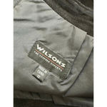 wilson's leather Vintage Wilsons The Leather Experts Black Suede Short Pencil Skirt Skirt Size 12 Photo 4