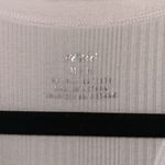 Aerie  Women’s White Ribbed Midi‎ Summer Racerback Tank Dress Size Med Photo 4