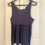 Vivienne Tam Navy cotton Chinese motif cut-out Sleeveless Top S Photo 1