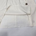 LPA  Button Up Midi Skirt in White Small Photo 6