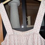 LAKE Pajamas nightgown dress pima cotton block print english rose floral nursing Pink Size L Photo 8