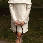 Lulus White Long Sleeve Dress Photo 0