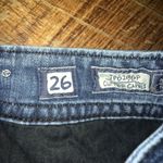 Miss Me  bling fantasy border size 26 cuffed Capri jeans Photo 3