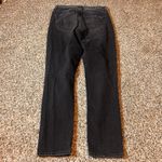 American Eagle  Mom Jeans Black Distressed Ripped Denim Womens‎ Size 4 Regular Photo 7