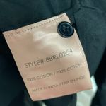 Badgley Mischka  Embroidered Tunic Top Button down NEW size XS Photo 10