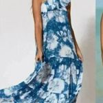 Anthropologie Red Carter Priscilla Tie-Dye Cover-Up Maxi Dress Size Medium Photo 13