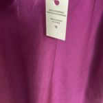 Ralph Lauren Lauren ‎ Women Purple Satin Tie Waist Cargo Pockets Jumpsuit Size 12 Photo 4