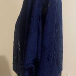 Venus  Navy Blue Lace Top Size M Photo 4