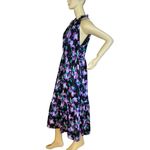 J.Crew  PURPLE TIERED HALTER STYLE FLORAL PRINT MAXI DRESS  (16) Photo 4