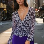 Ronni Nicole  Elegant Purple 2PC.evening gown with jacket in purple silver size 8 Photo 1