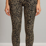 H&M Black & Beige Abstract Print Pants Photo 0