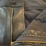 Old Navy  Womens Pants Black Faux Leather OG High Rise Straight Plus Size 18 Photo 9