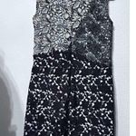 Monique Lhuillier NEW ML Moniqu Lhuillier Floral Lace Embellished Beaded Cocktail Sheath Dress 14 Photo 3