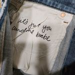 GRLFRND  Claudia Denim Minu Skirt Baby Come Back/ Added Lace Photo 8