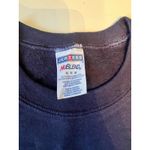 Jerzees The Tenth Life Cat Rescue Org Unisex Navy‎ Crewneck Medium Embroidered Photo 1