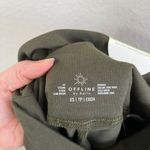 American Eagle Offline By Aerie OG Legging Hi-Rise Long Olive Green Cotton Blend Leggings XS Photo 3