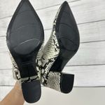Nine West Python Snakeskin Block Heel Tall Boots Womens Size 7.5 M Animal Print Photo 7