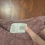 Anthropologie  Saturday Sunday Ruffle Sleeve Tank Top Mauve Pink XS Photo 3