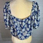 American Eagle Outfitters Women's XL Daisy Floral Off The Shoulder Cropped Top Photo 3
