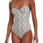 Gottex  Flirtt One Piece Swimsuit Size S Multi Dusk Green New With Tags Photo 0