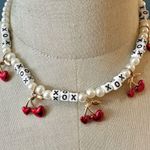 Betsey Johnson  RED HOT HEARTS CHERRY NECKLACE Photo 0